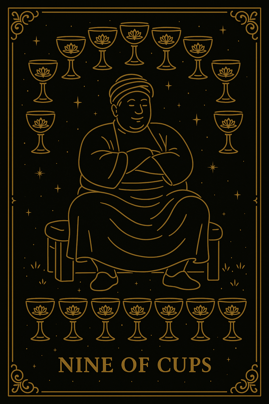 NINE OF CUPS