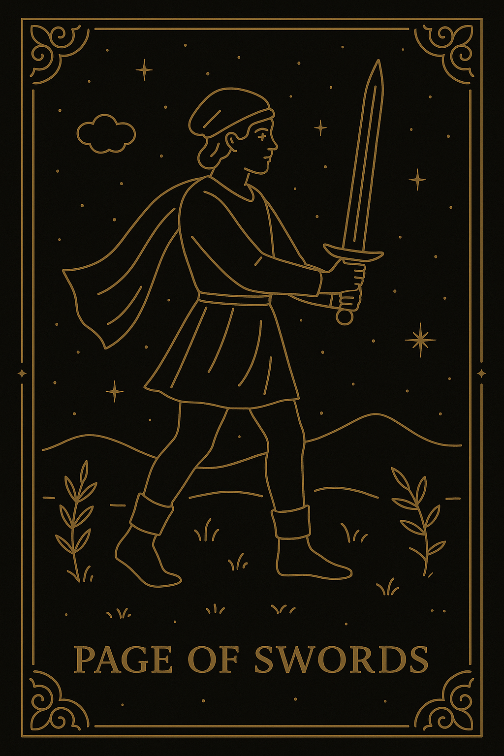 PAGE OF SWORDS