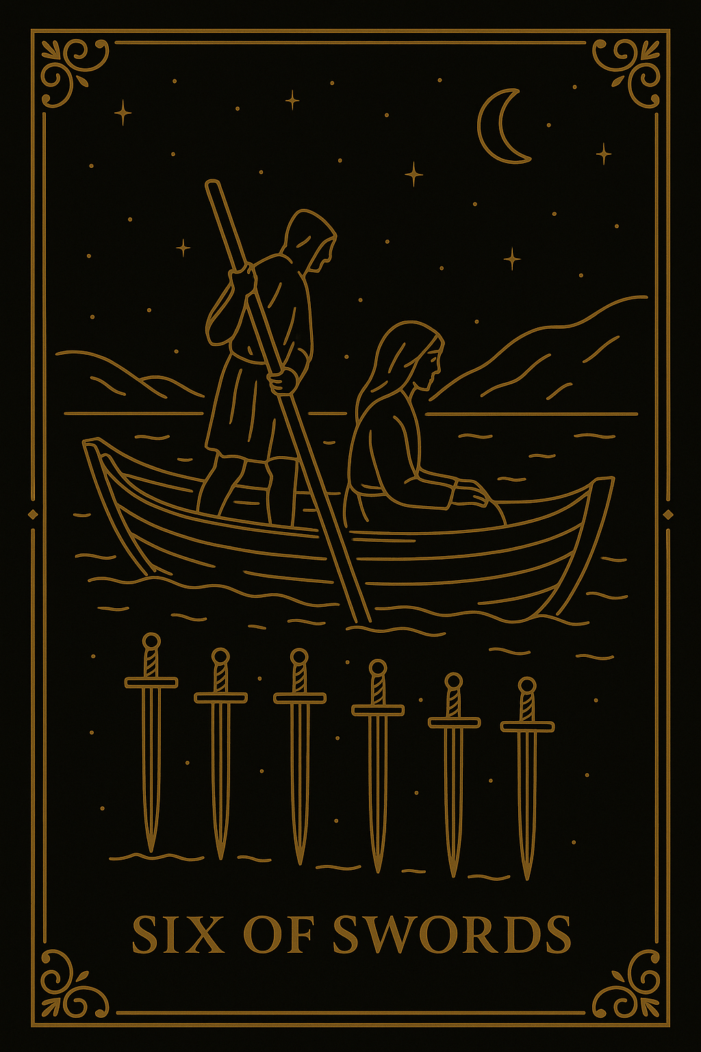 SIX OF SWORDS